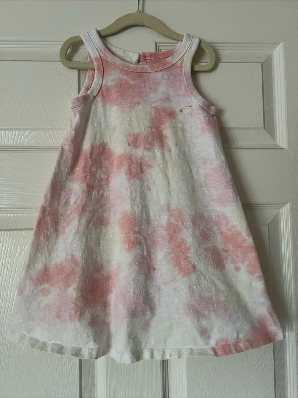 Girls' Tie-Dye Pink Sleeveless Dress - GAP